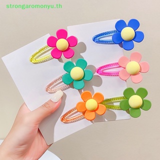 Strongaromonyu กิ๊บติดผม รูปดอกไม้ สีแคนดี้ สําหรับผู้หญิง TH