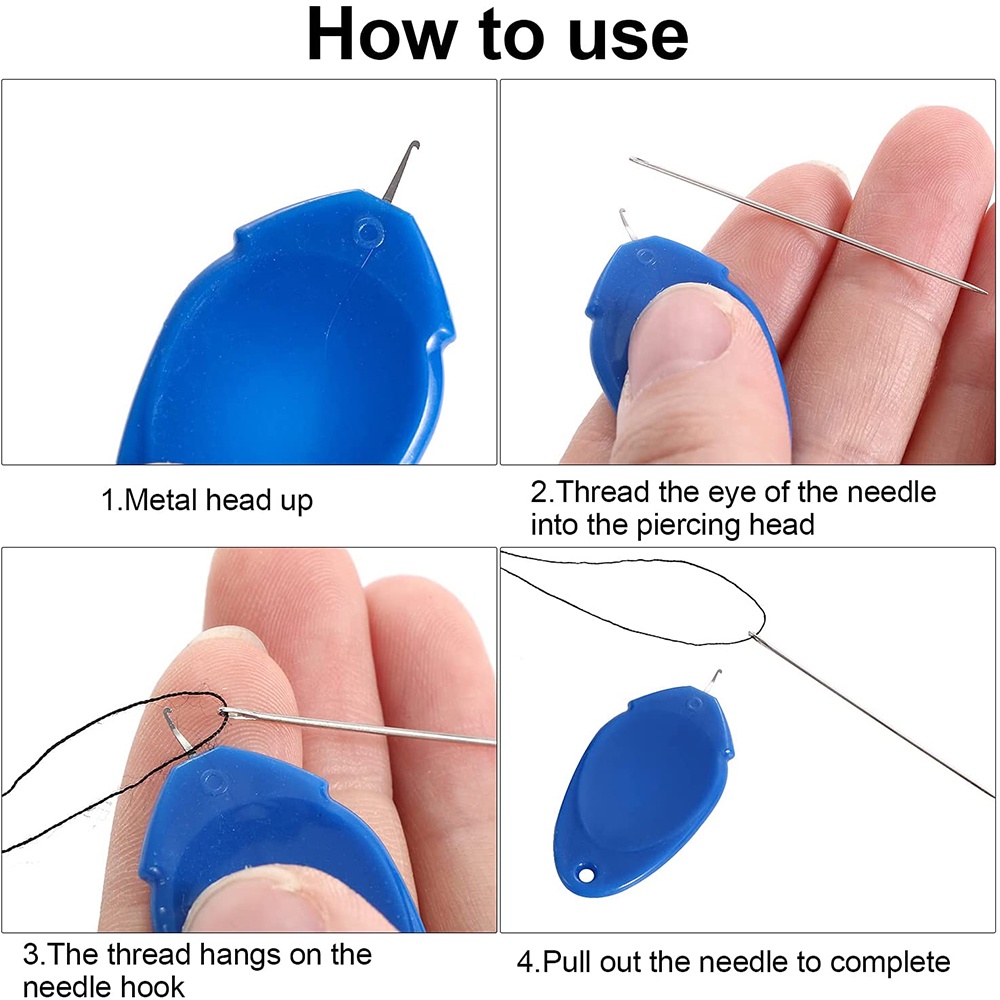 เข็มพลาสติก ติดตั้งง่าย สําหรับจักรเย็บผ้า 10 ชิ้น - รูปที่ 3