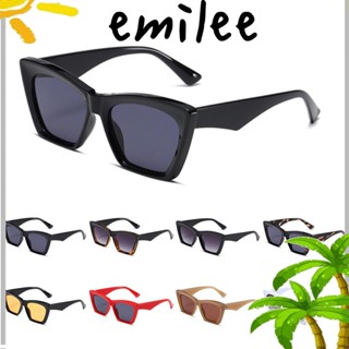 EMILEE แว่นตากันแดด Cateye แฟชั่นฤดูร้อน สําหรับผู้ชาย และผู้หญิง เหมาะกับงานปาร์ตี้