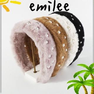 Emilee ที่คาดผมขนมิงค์ แต่งหน้า ผู้หญิง แฟชั่น กันลื่น ที่คาดผม