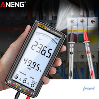 Aneng 681 มัลติมิเตอร์อัจฉริยะ RMS 6000 Counts AC DC ชาร์จซ้ําได้ สําหรับแรงดันไฟฟ้า [Francis.th]