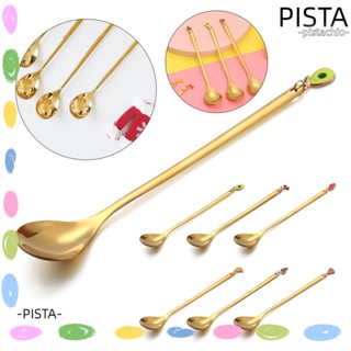 PISTA ช้อนกาแฟ ลายผลไม้ ของขวัญคริสต์มาส สําหรับวันปีใหม่