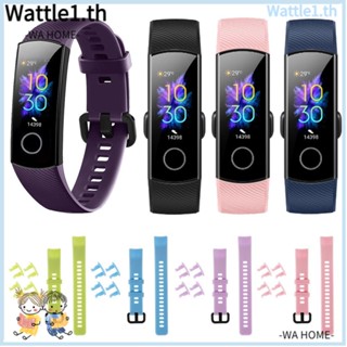 Wttle สายนาฬิกาข้อมือ สีสันสดใส แบบเปลี่ยน สําหรับ Honor Band 5 4