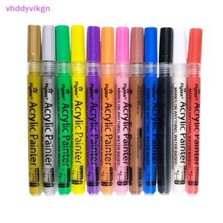 Vhdd ปากกาหมึกอะคริลิค เปลี่ยนสีได้ 12 สี สําหรับนักกอล์ฟ 1 ชิ้น