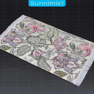 [Sunnimix1] พรมปูพื้นเฟอร์นิเจอร์ ขนาดเล็ก สําหรับบ้านตุ๊กตา สเกล 1/12