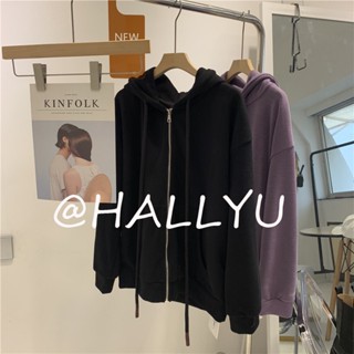 HALLYU เสื้อผ้าผู้ญิง แขนยาว เสื้อฮู้ด คลุมหญิง สไตล์เกาหลี แฟชั่น  Unique คุณภาพสูง Trendy สบาย A98J26C 36Z230909