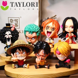 Taylor1 โมเดลฟิกเกอร์ PVC อนิเมะ Monkey D Luffy 9 ซม. ของเล่นสําหรับเด็ก