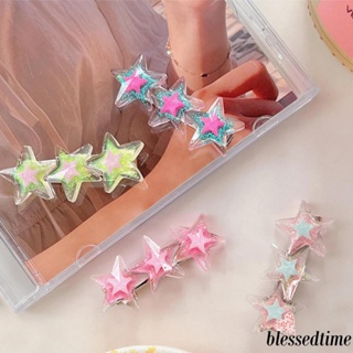 Blessedtime- กิ๊บติดผมหางม้า รูปดาว ปากจระเข้น่ารัก เครื่องประดับ สําหรับผู้หญิง วัยหัดเดิน