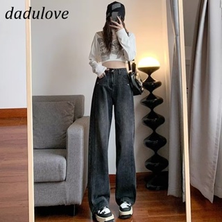 DaDulove💕 New American Ins High Street Retro Washed Jeans Niche High Waist Wide Leg Pants Large Size Trousers