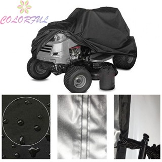 【COLORFUL】Lawn Mower Cover Dirt Drawstring Lock Dust Lawn Mower Parts Rain Snow Sun