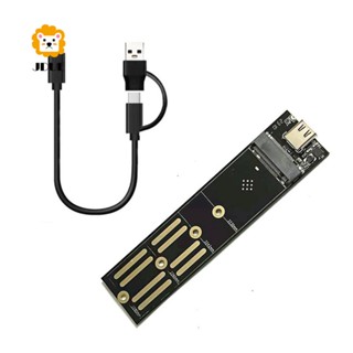 อะแดปเตอร์การ์ดรีดเดอร์ HDD M2 Solid-State Drive Nvme Ngff Dual Protocol เป็น USB 3.1 SATA PCIe External Reader Card