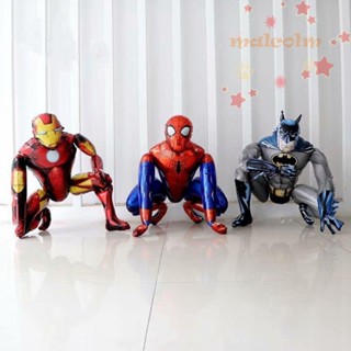 Malcolm ลูกโป่งฟิล์มอลูมิเนียม ลาย Spider Man The Avengers 3D ขยับได้ สําหรับตกแต่งปาร์ตี้วันเกิด