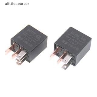 Alittlesearcer รีเลย์เตือนภัยรถยนต์ DC 12V 40A 1NO 1NC SPDT 4/5 Pins 40 แอมป์ EN