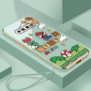 เคส Samsung S8 Samsung S8 plus Samsung S9 Samsung S9 plus Samsung S10 S10 plus เคสโทรศัพท์ Super Mario ซิลิโคน สวย เคสโทรศัพท์ ส่งเชือกเส้นเล็ก