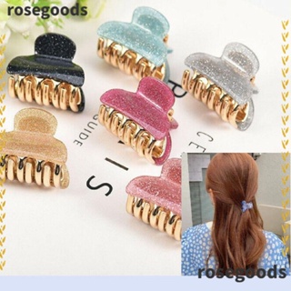 Rosegoods1 กิ๊บติดผมอะคริลิค รูปผีเสื้อน่ารัก สีแคนดี้ สําหรับผู้หญิง