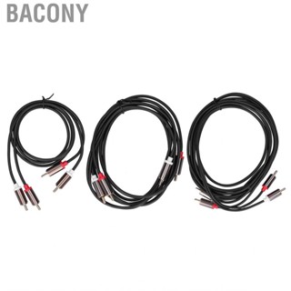 Bacony 2RCA Male to Audio Cable Gold Plated Double for RCA Cord TV