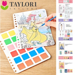 Taylor1 สติกเกอร์กระดาษ ลายโป๊กเกอร์ เจ้าหญิง กราฟฟิตี้ DIY สําหรับตกแต่งสมุดภาพ