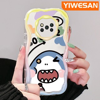 เคสโทรศัพท์มือถือ ซิลิกาใส นิ่ม กันกระแทก ลายฉลามน่ารัก สําหรับ Xiaomi Poco X3 NFC Poco X3 Pro Poco X3 GT Poco X4 NFC X4 GT M3 F4