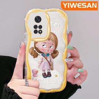 เคสโทรศัพท์มือถือ ซิลิโคนใส กันกระแทก ลายการ์ตูนเด็กผู้หญิงน่ารัก สีสันสดใส สําหรับ Xiaomi MI Redmi Note 11 11s Poco M4 Pro 4G