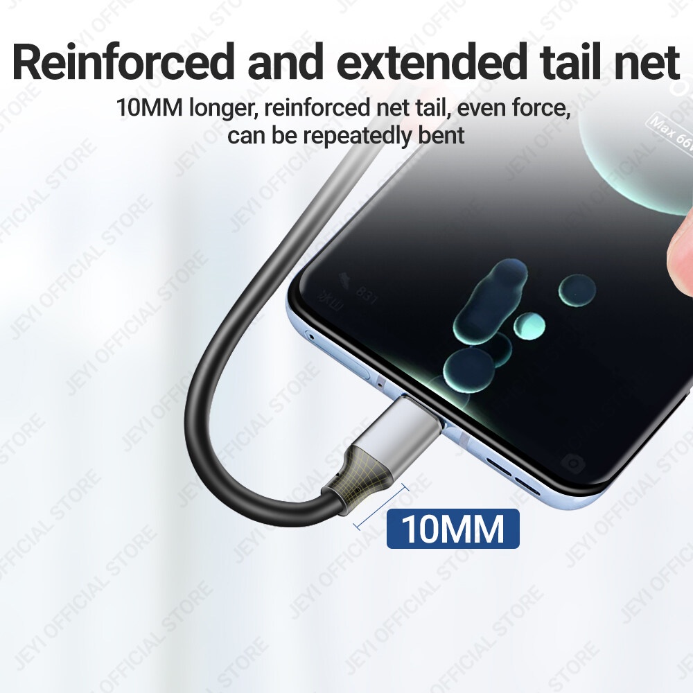 Jeyi สายชาร์จ USB A เป็น Type C 60W 10Gbps ชาร์จเร็ว - รูปที่ 3