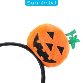 [Sunnimix1] ที่คาดศีรษะ รูปฟักทองฮาโลวีน เครื่องแต่งกายตกแต่งผม สําหรับผู้ชาย ผู้หญิง