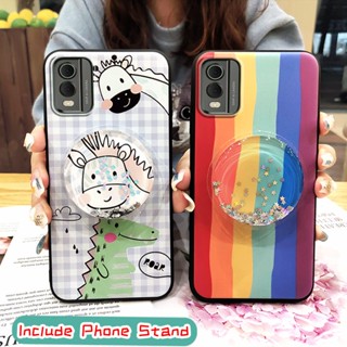 Anti-dust Anti-knock Phone Case For Nokia C32 Soft Case Fashion Design Dirt-resistant protective glisten TPU Waterproof