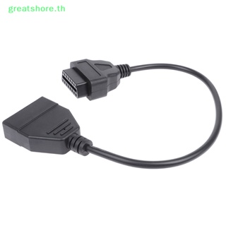 Greatshore อะแดปเตอร์แปลงสายเคเบิ้ล 12Pin OBD1 เป็น 16Pin OBD2 สําหรับเครื่องสแกนเนอร์วินิจฉัย GM TH