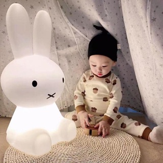 โคมไฟตั้งโต๊ะ รูปกระต่าย Miffy แบบสร้างสรรค์ ให้เป็นของขวัญวันเกิด สําหรับเด็กผู้หญิง และเด็กผู้ชาย