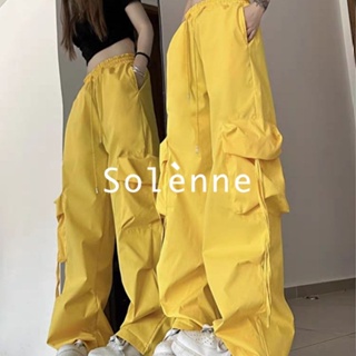 Solenne  กางเกงขายาว คาร์โก้ กางเกง ย้อนยุค 2023 NEW High quality Beautiful สบาย ทันสมัย A90M05M 36Z230909