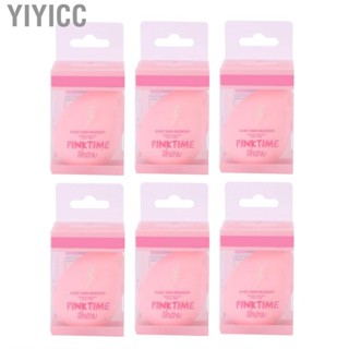 Yiyicc PINKFLASH 6pcs  Puff Reusable Beauty Makeup Blender Cosmetic Tool Accessory