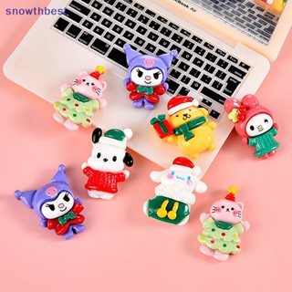 [Snowth] สติกเกอร์เรซิ่น ลายการ์ตูนสัตว์น่ารัก Diy สําหรับติดตกแต่งเล็บ กิ๊บติดผม 5 ชิ้น