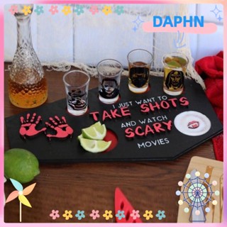 Daphs ถาดไม้ รูปนักบินสยองขวัญ สําหรับตกแต่งบ้าน วันฮาโลวีน