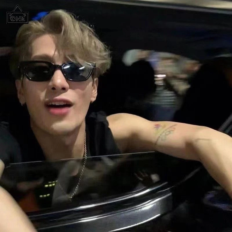 แว่นกันแดด ทรงตาแมว UV ป้องกัน สไตล์เกาหลี Hip Hop thumbnail 5