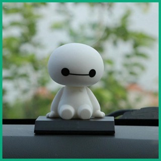 ตุ๊กตา PVC รูปการ์ตูนอนิเมะ Baymax ขนาดเล็ก สําหรับตกแต่งภายในรถยนต์