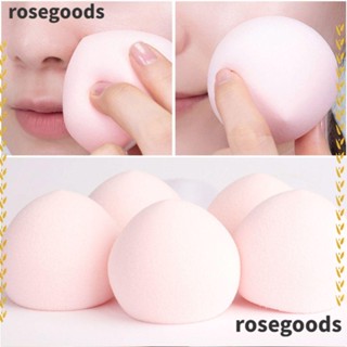 Rosegoods1 4 ชิ้น / กล่อง ฟองน้ําแต่งหน้า เครื่องสําอาง ครีม และแป้ง ฟองน้ําแต่งหน้า ฟองน้ําเกลี่ย