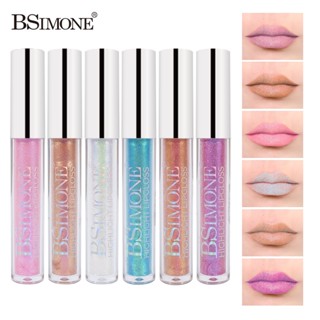 Bsimone ของแท้ ลิปกลอส เพิ่มความชุ่มชื้น ประกายมุก
