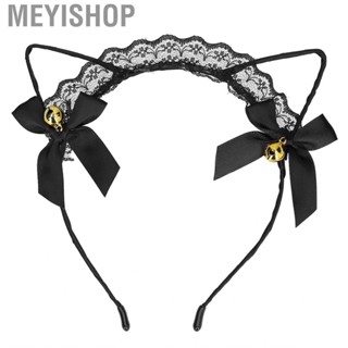 Meyishop Ears Headband Hollow Women Headwear With Bell For Party GDT