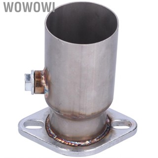 Wowowi 2 Bolts Exhaust Flange Reducer 3in  to 2.5in Stainless Steel for Car Modification