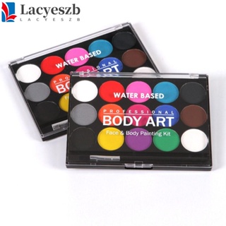 Lacyeszb พาเลทสีน้ํามัน รูปตัวตลก ปลอดสารพิษ สําหรับแต่งหน้าฮาโลวีน