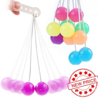 Pro-clackers ของเล่นลูกบอลลาโต้ บรรเทาความเครียด สุ่มสี G9L8