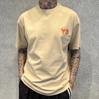 OL6J Y-3 tide Yamamoto yaosi Japanese Dark Samurai printing offset mens loose casual round neck short sleeve T-shirt simple