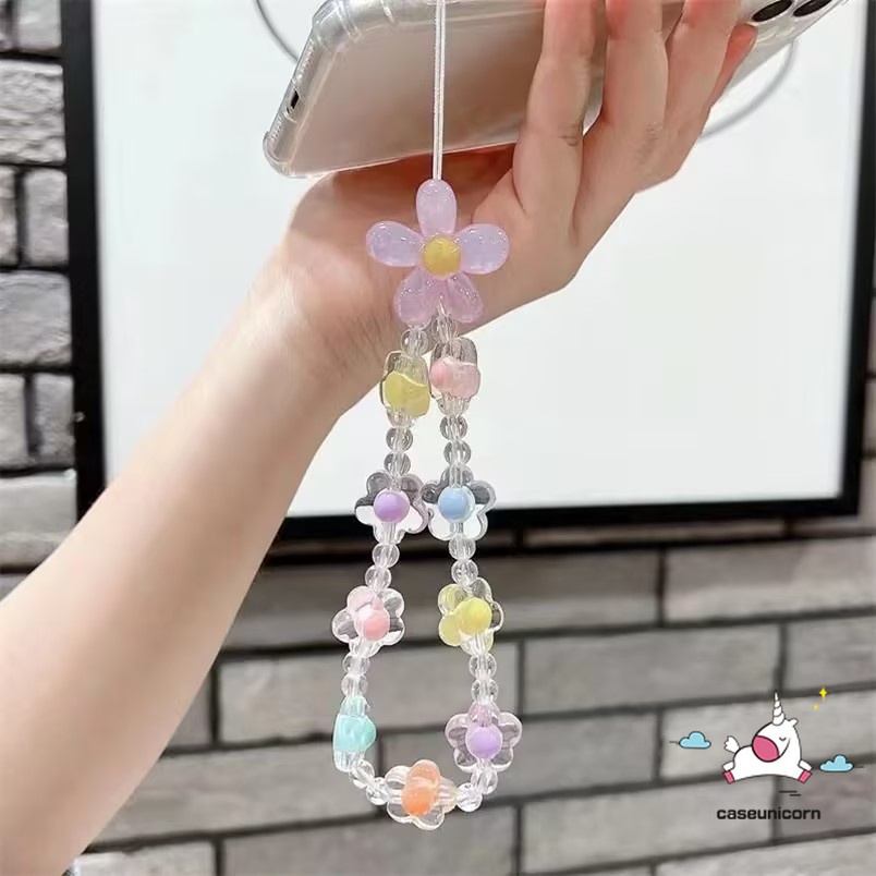 บุคลิกภาพ สวยงาม ผีเสื้อ คริสตัล โซ่โทรศัพท์มือถือ ลูกปัด พวงกุญแจ จี้ สร้อยข้อมือ แฟชั่น กลิตเตอร์ สีลูกปัด โบว์ ดอกไม้ โซ่โทรศัพท์ สายคล้อง - รูปที่ 4