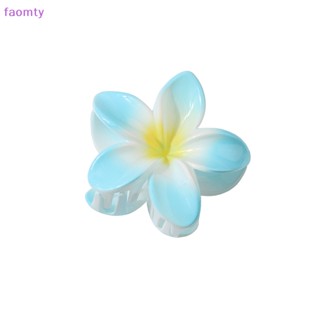 Faomty กิ๊บติดผม รูปดอกไม้ พลัมเมอเรีย หลากสี สไตล์วินเทจ แฟชั่นสําหรับผู้หญิง