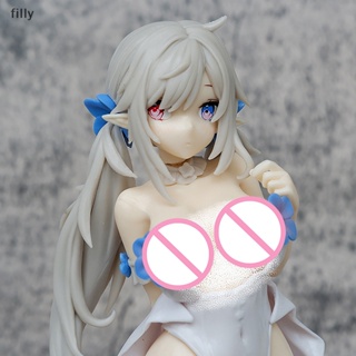 ตุ๊กตาฟิกเกอร์ PVC รูปการ์ตูนอนิเมะ FOTS JAPAN Pure White Elf Hentai ขนาด 24 ซม. ของเล่นสะสม สําหรับผู้ใหญ่