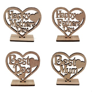 1pc New Wooden Handicraft Ornaments Heart Shape Hollow Letters Wood Chips Gifts