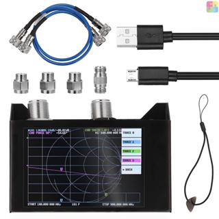 [ขายดี] เครื่องวิเคราะห์เครือข่ายเวกเตอร์ หน้าจอสัมผัส 4.0 นิ้ว 3G SAA-2N HF VHF UHF พร้อมเสาอากาศเหล็ก