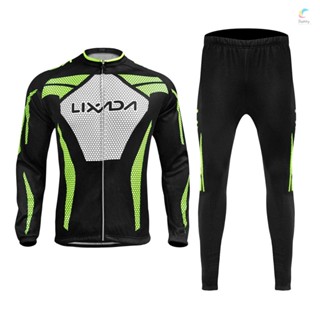 [ลดราคา]Lixada เสื้อแจ็กเก็ตแขนยาว ผ้าฟลีซ กันลม และกางเกงขายาว 3D เหมาะกับฤดูหนาว สําหรับผู้ชาย