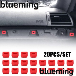 Blueming2 คลิปหัวเข็มขัดพลาสติก แบบเปลี่ยน สําหรับรถยนต์ BMW 3 Series E46 E90 E91 E92 E93 X5 E53 40 ชิ้น