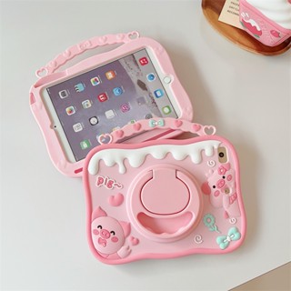 เคสแท็บเล็ต ยางนิ่ม กันกระแทก พร้อมที่ตั้งวาง แบบพกพา สําหรับ iPad 10.2 นิ้ว 7 8 9th 2019 10th Gen 10.9 2022 5 6 air1 2 3 4 5 Pro10.5 11 2020 2021 10.9 iPad mini1 2 3 4 5 6