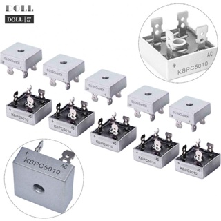 ⭐24H SHIPING ⭐10Pcs/Set KBPC5010 - 1000V/50A Metal Case Single Phases Diode Bridge Rectifier